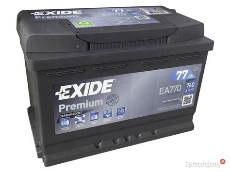 Akumulator 77Ah 760A Exide Premium PRAWY PLUS Lubin Sprzedajemy Pl