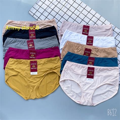 set 5 quần Quần lót thun lạnh big size cạp ôm bụng 3215 5c Shopee