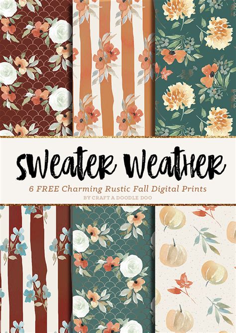 Free Printable Autumn Paper FREE Printable A Z