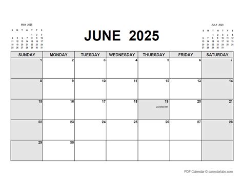 Free Calendar Printable June With Notes Xavier Faris