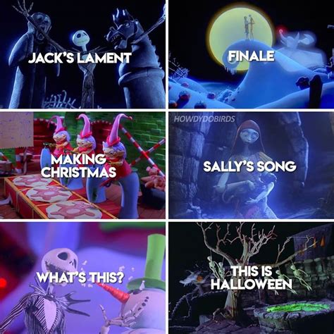 Disney Edits On Instagram Songs From Tim Burtons The Nightmare