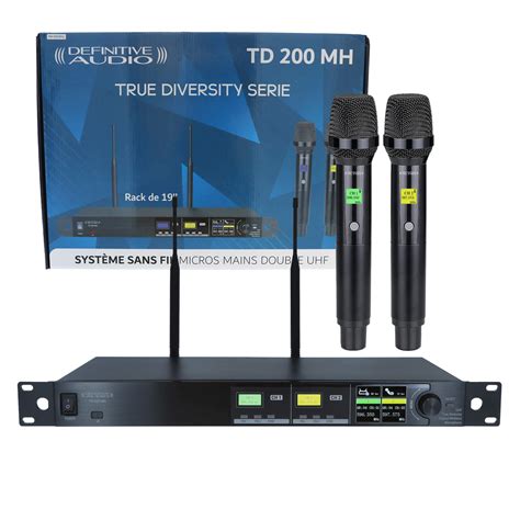 Definitive Audio Td Mh Dual Uhf Handheld Microphones True