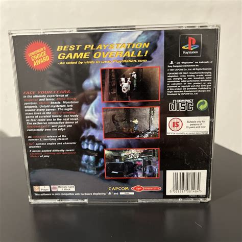 Resident Evil Directors Cut PS1 PlayStation 1 PAL UK Boxed 2 Disc Bonus