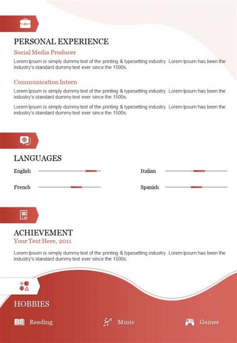 Top Creative Resume Template For Social Media Manager Cv Sample