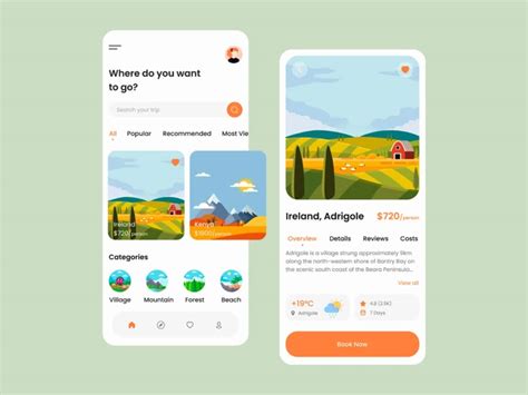 Travel App en 2025 Diseño de ui Diseño web Disenos de unas