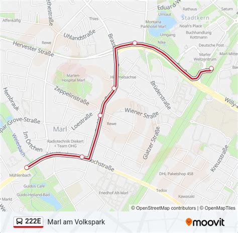 E Route Schedules Stops Maps Marl Am Volkspark Updated