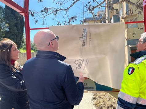 Corleone Inaugurata La Prima Pensilina Rossa In Provincia Di Palermo