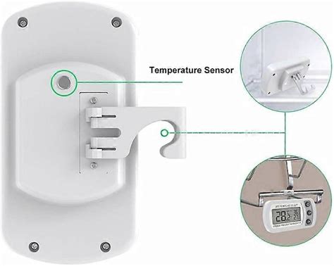 Weather Forecast Station Indoor Outdoor Digital Hygrometer Thermometer