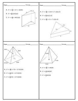 Volume Of Triangular Prisms And Rectangular Pyramids By Catherine Wilson