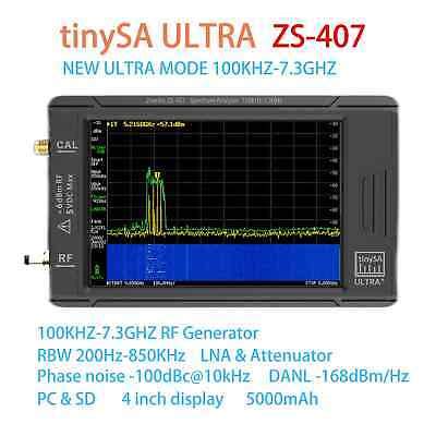 Zeenko ZS 407 100K 7 3GHz Hand Held Tiny Spectrum Analyzer TinySA ULTRA