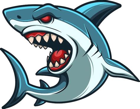 Premium Vector Vector Illustration Of Shark Mascot Japanese Tattoo