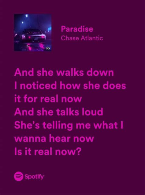 Chase Atlantic Paradise