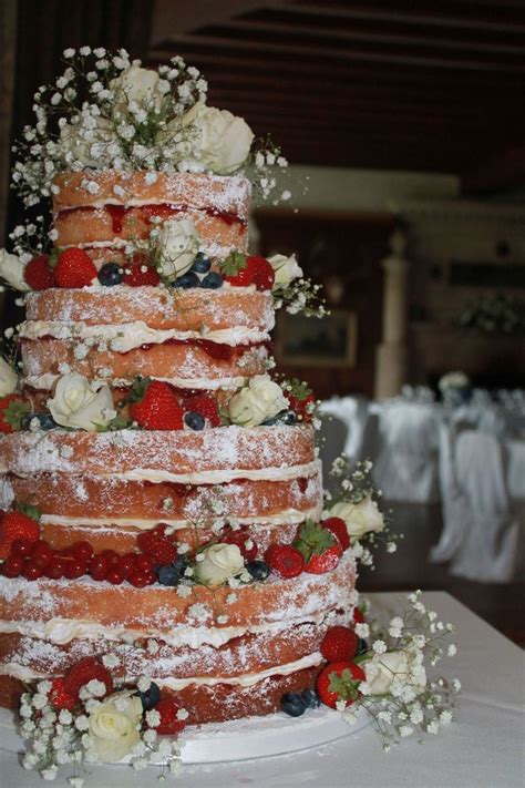 Pin By Jennie Dowdle On Yumms Naked Wedding Cakes Victoria Sponge