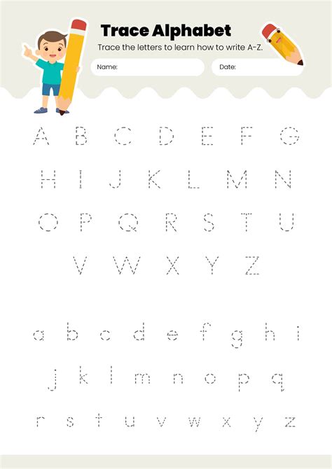 Alphabet Letter Templates To Trace