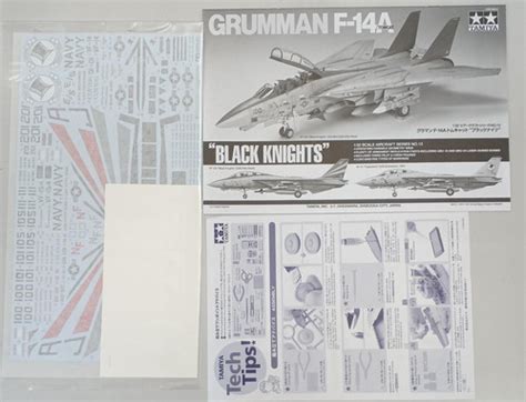 Tamiya Grumman F A Tomcat Black Knights Scale Model Kit Japan