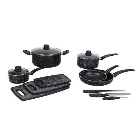 Bater A De Cocina Piezas Acero Inoxidable Negra Antiadherente Tabla