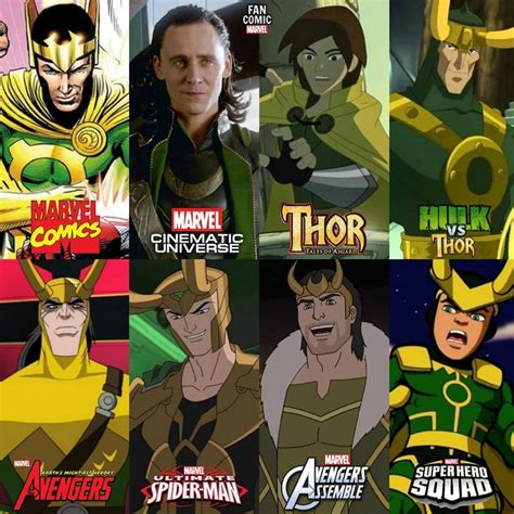 Fancomic Marvel On Instagram Diferentes Adaptaciones De Loki