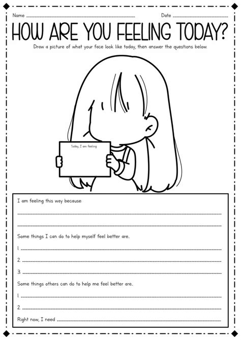 Free Communication Worksheets Emotions Activities Social