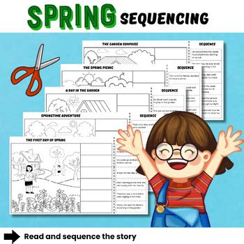 Spring Sequencing Activities 2025 Cut Paste Worksheets By AnnaVoit