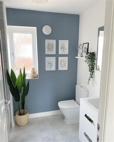 Denim Drift A Stylish Blue Bathroom Decor