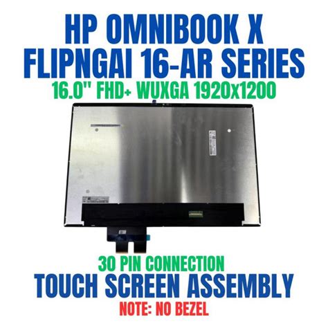 HP OmniBook X FlipNGAI 16-ar0052ng BU9R9EA 16" FHD+ WUXGA 1920x1200 30 ...