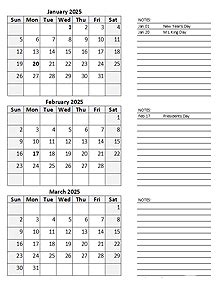 2025 Printable Calendar By Month Excel Templates Babbie Nalani