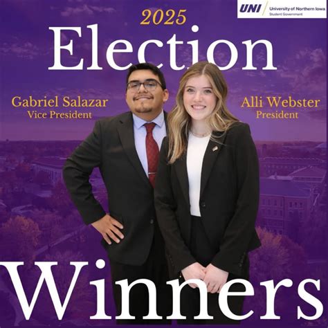 Alli Webster And Gabriel Salazar Announced As NISG President And Vice