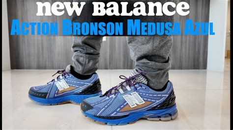 Action Bronson X New Balance 1906R Medusa Azul Vibrant On Foot