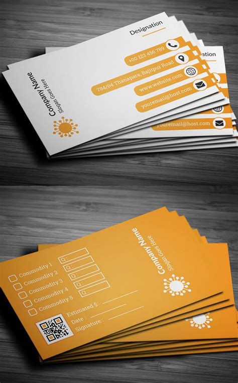 26 New Professional Business Card PSD Templates Graphic Design Junction