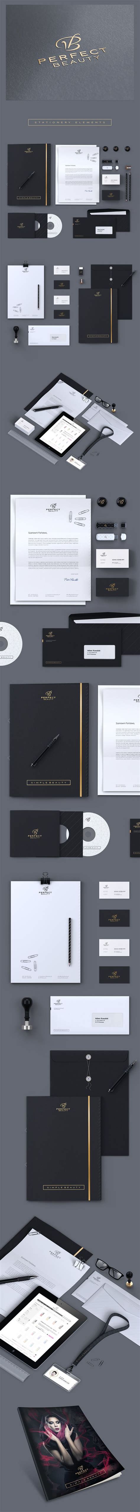 Perfect Beauty Stationery Website Piotr Szmilyk Corporate Identity