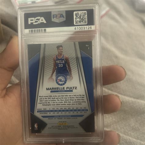 Psa Panini Prizm Red White Blue Prizm Markelle Fultz