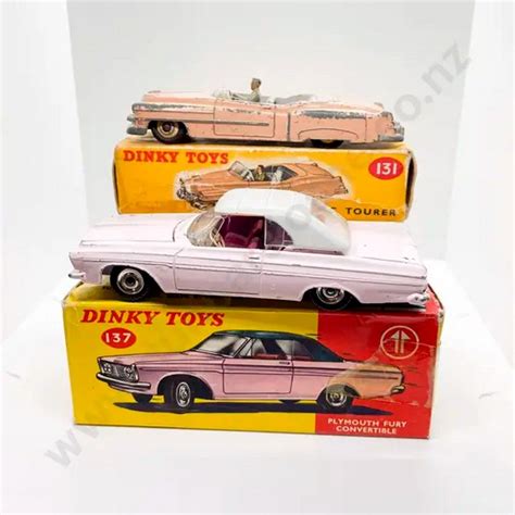 Vintage Dinky Plymouth Fury Cadillac Tourer Playworn Models Branded