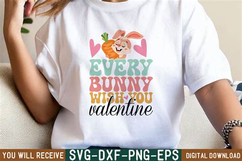 Every Bunny Wish You Valentine Graphic By Clipart Live Creative Fabrica