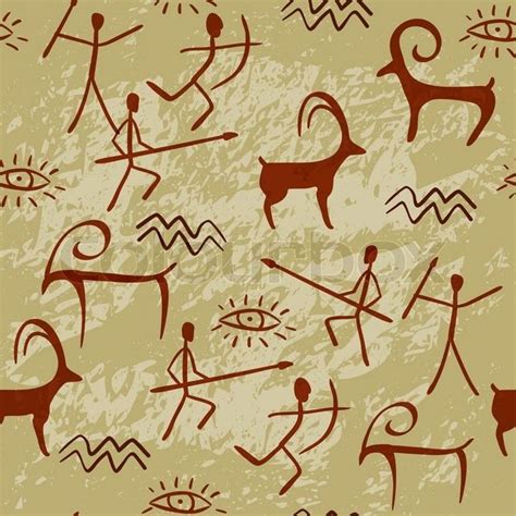 Ger Ekten Ilerliyor Muyuz Petroglyphs Art Paleolithic Art Cave