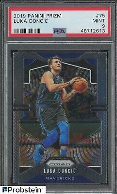 2019 Panini Prizm 75 Luka Doncic Mavericks RC Rookie PSA 9 MINT EBay