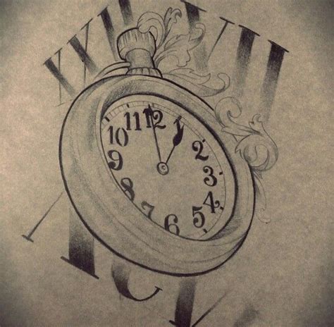 Pin By Amanda Z On Time Pieces Clock Tattoo Design Clock Tattoo