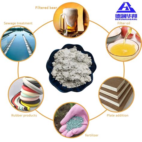 High Water Absorption And High Filtration Diatomaceous Earth Powder For