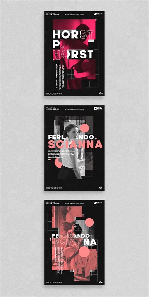 Photography Poster Design Series Creative Poster Art Graphic Design