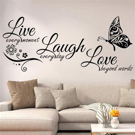 Czzoypi Live Laugh Love Wall Decal Stickers Art Vinyl Live Every Laugh