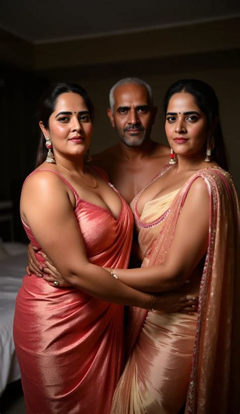 Photo Of Two Voluptuous Mature Curvy Indian Married Women Seaart Ai