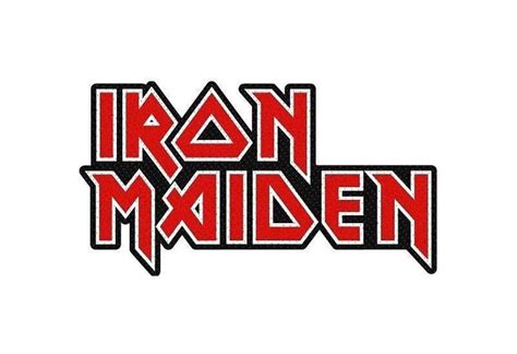 Iron Maiden Patch Logo Name Cut Out Patch Officially Licensed