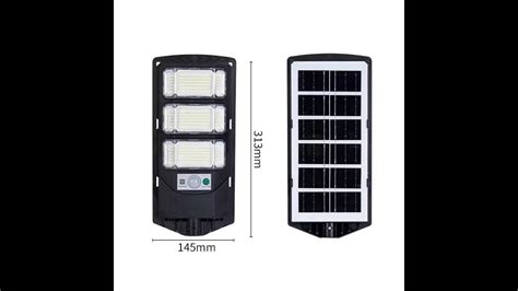 Kh Solar Street Lights Outdoor Waterproof Led W Solar Dusk To