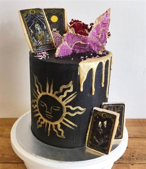 Pin By Dev Bowen On 24th Birthday Creepy Vibes Goth Cakes Creative