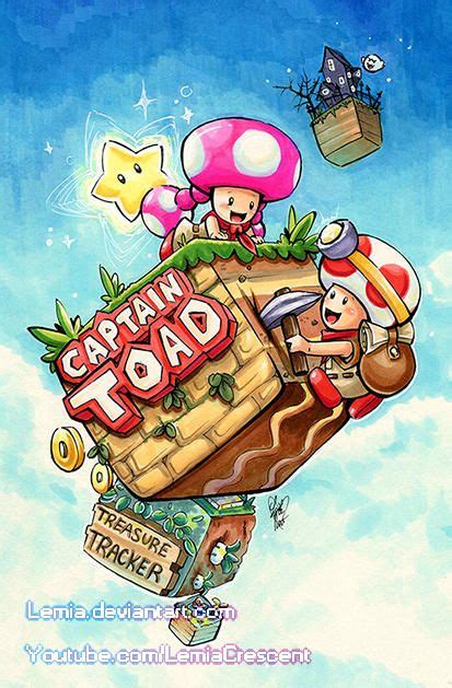 Copic Captain Toad Treasure Tracker By LemiaCrescent Super Mario Art