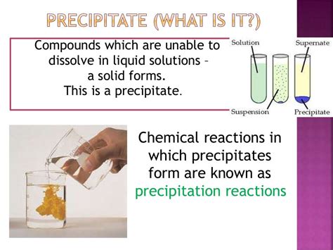 Give An Example Of Precipitation Reaction