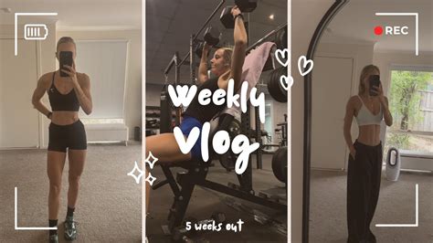 Weekly Vlog Weeks Out From My First Ever Bodybuilding Competition