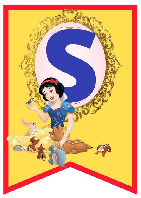 Pin De DB2 En Disney Snow White Abc Blancanieves Banderines