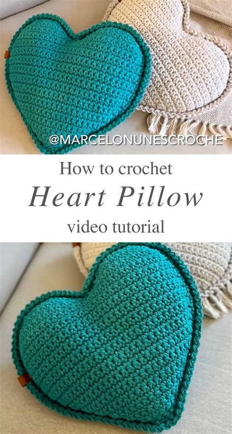 Crochet Heart Pillow Crafting Love In Every Stitch Crochet Cushion