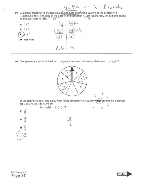 Math Staar Test Answer Key Miguel B Hughes