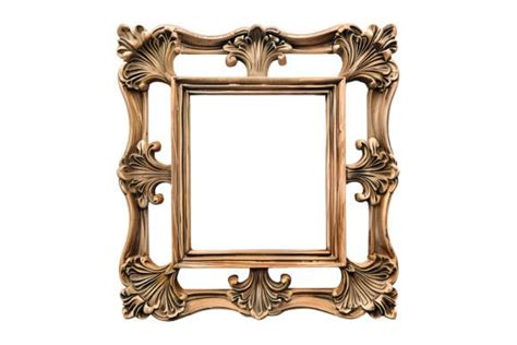 Golden Frame PNG Clipart For Collage Graphic By Art S And Patterns